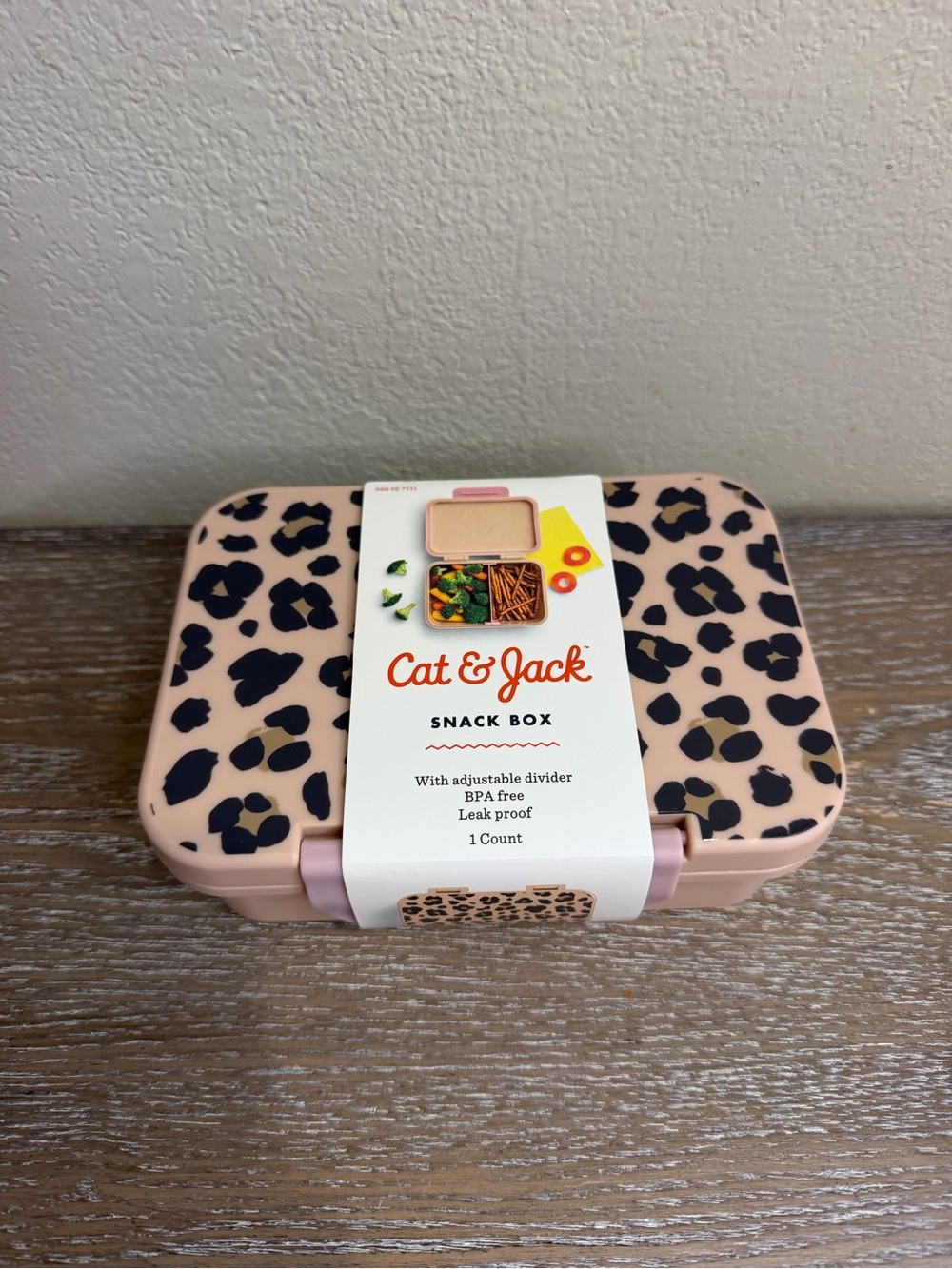New Cat & Jack Bento Box Snack/ Storage 2 compartments
